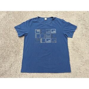 Australian L'Alpina T Shirt Mens Large Short Sleeve Blue Boss Hugo Boss‎